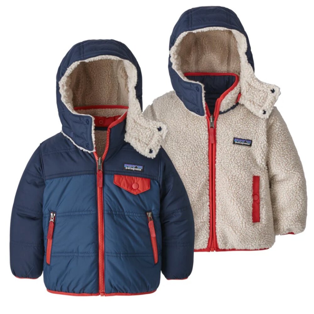 Patagonia 4T Reversible Tribbles Hoody Stone Blue